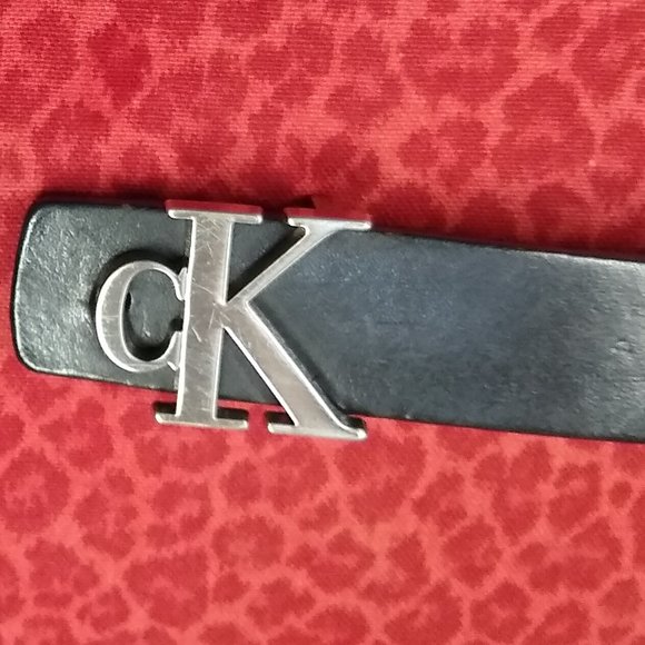 Calvin Klein Black Leather Belt - Picture 9 of 12